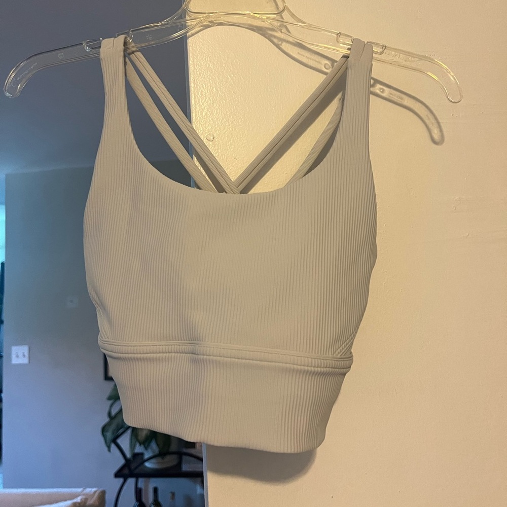 Lululemon Lonline Bra Energy White